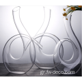 Χωρίς μόλυβδο Crystal Swan Decanter Glass Carafe